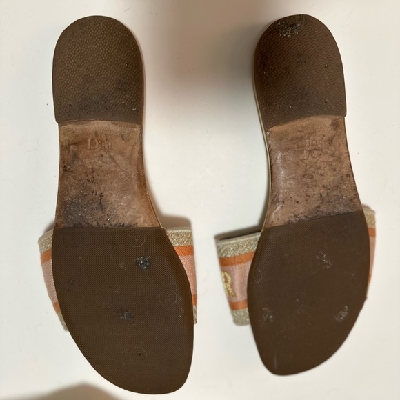 DIOR Canvas Graphic Print Slides - Picture 4 of 4